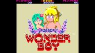 La schermata iniziale del primo Wonder Boy.